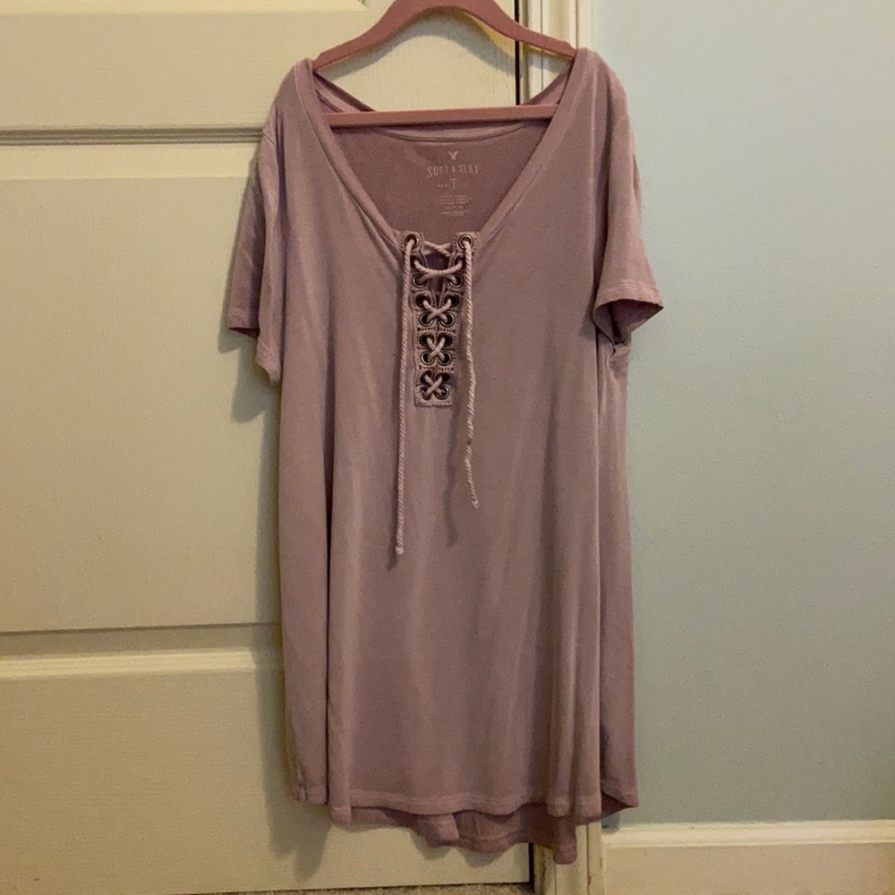 cute and soft top from american eagle